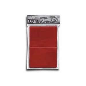  100 Count Red Deck Protector Sleeves 