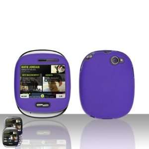  Sharp Kin 1 Verizon Rubberized Purple HARD PROTECTOR COVER CASE 