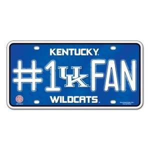  Kentucky Wildcats UK NCAA License Plate #1 Fan