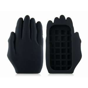  Black 3D Hand Palm Shape Silicone Case Cover Skin for 