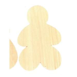  Large Paintable Gingerbread Man: Toys & Games
