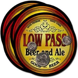  Low Pass, OR Beer & Ale Coasters   4pk 