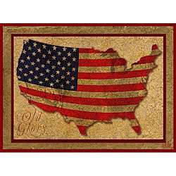 Corey Wolfe Old Glory Gallery wrapped Canvas Art  Overstock