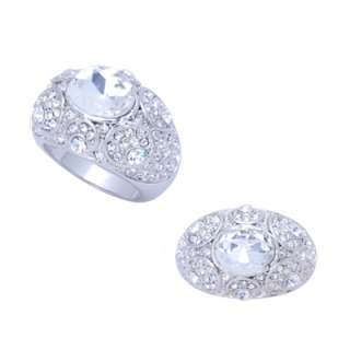  this piece impressive style. Each ring features a dome shaped band 