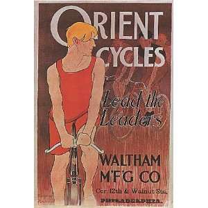  Orient Cycles Waltham Vintage Bicycle Giclee Reproduction 