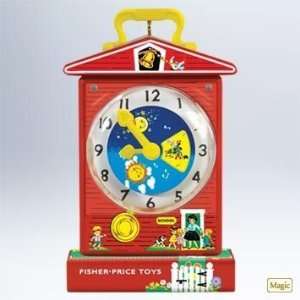 : 2011 Music Box Teaching Clock Fisher Price Magic Hallmark Ornament 