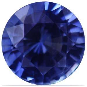  0.76 Carat Loose Sapphire Round Cut Jewelry