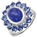 Sterling Silver Tanzanite Ring (5ct TGW) Today 