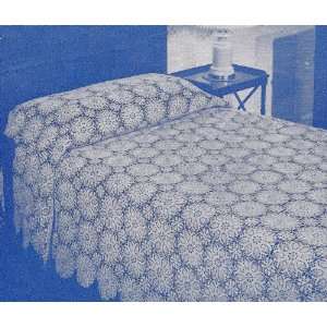 Vintage Crochet Pattern to make   Bedspread Berkshire Round Motif. NOT 