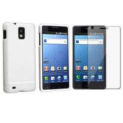 White Case/ Screen Protector for Samsung Infuse 4G  Overstock