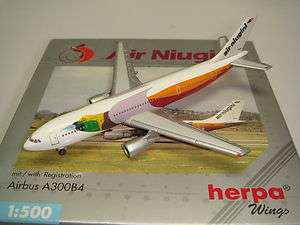 Herpa Wings Air Niugini A300 B4 Big Bird color 1500 OG  