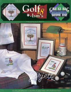 Golf isms Pictures & More cross stitch patterns  