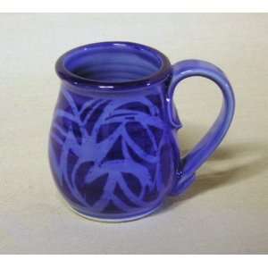  Blue Celtic Mug by Moonfire Pottery