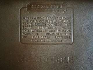   Classic Retro Tan LG Leather Business Travel Tote Bag Satchel USA
