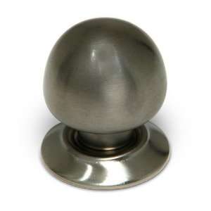 Eclectic expression   1 1/4 diameter knob in brushed nickel