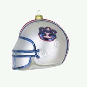  Auburn Tigers NCAA Glass Football Helmet Ornament (3 