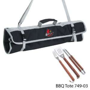   University of Louisville 3 Piece BBQ Tote Case Pack 8: Sports