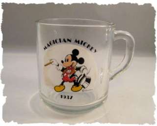 Anchor Hocking Disney Magician Mickey Mouse Glass Mug  