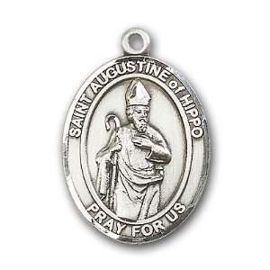  Sterling Silver St. Augustine of Hippo Medal Jewelry