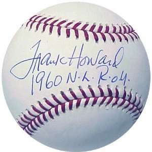  Frank Howard Los Angeles Dodgers Autographed Baseball with 