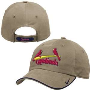    Nike St. Louis Cardinals Khaki Turnstile Hat: Sports & Outdoors