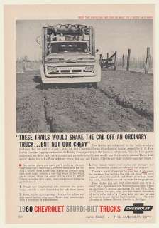 1960 Chevy Series 60 Truck Pulpwood Hauler Logging Ad  