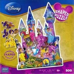  Disney Castle Shaped Puzzle: Toys & Games
