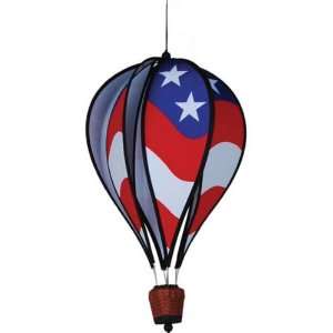  16 inch Patriotic Hot Air Balloon Garden Spinner Patio 