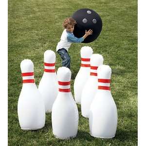  Indoor/Outdoor Giant Inflatable Bowling Game: Toys & Games