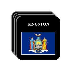  US State Flag   KINGSTON, New York (NY) Set of 4 Mini 