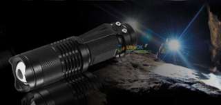 Zoom Focus 200 lumen CREE Q5 LED Mini Flashlight Torch  