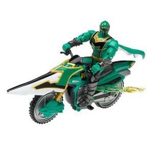    Power Rangers Mystic Riders: Green Mystic Speeder: Toys & Games