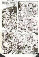 RED SONJA #7 page 2 awesome splashy Rudy Nebres page!  