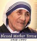 Mother Theresa of Calcutta Winner of Nobel Peace Prize  