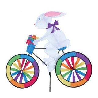 Easter Bunny Rabbit Bicycle Wind Spinner