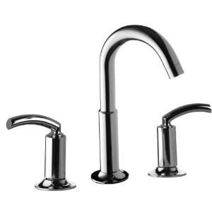   Handle Widespread Bathroom Faucet with Pop Up Drain: Home Improvement