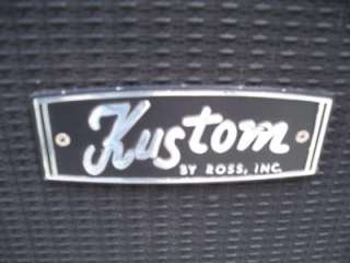 Vintage KUSTOM Bass Cabinet by ROSS Inc. Peavey Black Widow 15 