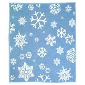  Blue Snowflakes Cuddle Wrap