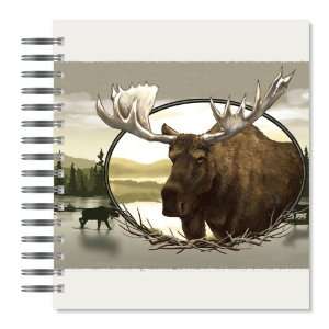 ECOeverywhere Wilderness Moose Picture Photo Album, 18 Pages, holds 72 