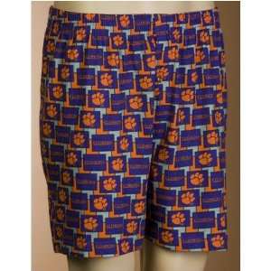   Clemson Tigers NCAA Mens Pattern 2 Boxer Shorts Sports & Outdoors