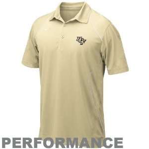  Nike UCF Knights Gold Snap Count Performance Polo Sports 