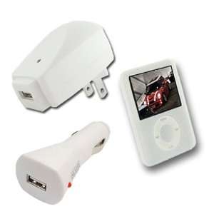   WITH CHARGER ADAPTERS(WALL/CAR) FOR APPLE IPOD NANO 3RD GENERATION
