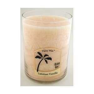 Aloha Bay Palm Wax Candles   Tahitian Vanilla   Nature Scented Two 