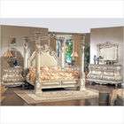 wildon home calidonian poster bedroom set in whitewash 4 pieces