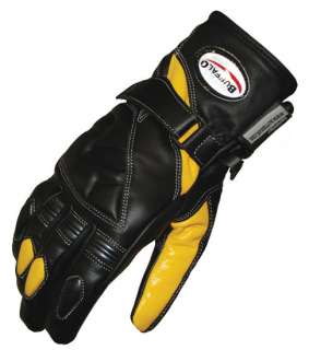 BUFFALO BLADE SUMMER LEATHER MOTORCYCLE GLOVES  