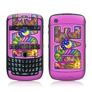  Love Text Design Skin Decal Sticker for Blackberry Curve 