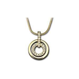   Helzberg Diamonds   Swarovski Clear Crystal Circle Necklace: Jewelry