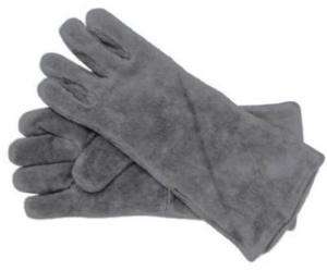 Panacea Fireplace Hearth Gloves 14” Leather NEW  