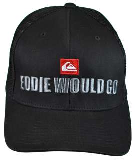 Quiksilver Mens AIKAU Eddie Would Go Hat Cap Black  