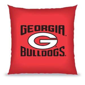  Georgia Bulldogs   NCAA 12 x 12 in Souvenir Pillow Sports 
